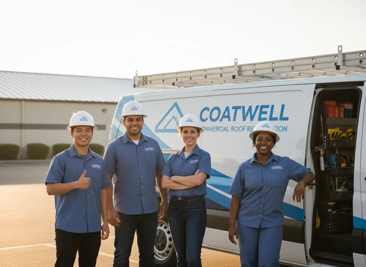 Commercial roof coating company in Burbank, OH